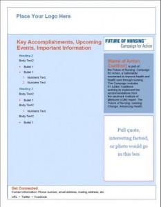 Campaign for Action Marketing Materials - Key Accomplishments